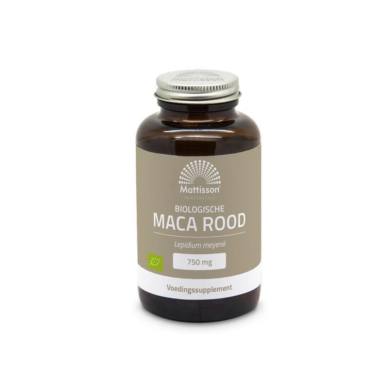 Rode maca 750mg bioOverig vitaminen/mineralen8720959402022