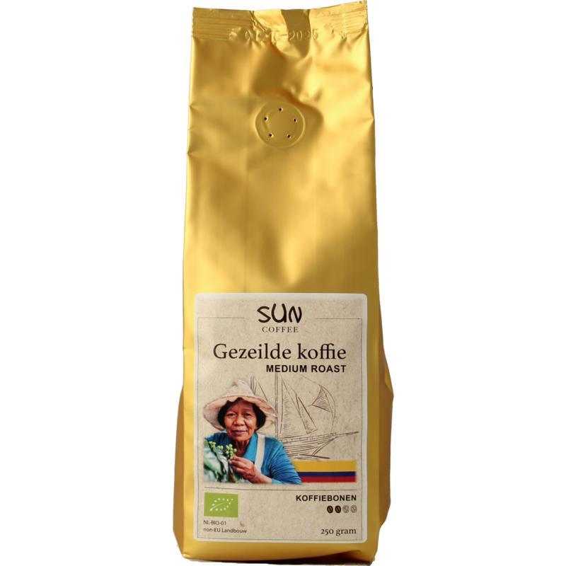 Gezeilde koffiebonen medium roast bioKoffie/thee8720604032703