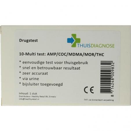 Drugtest urine 10 soorten drugsInstrumenten/zelftest8714248009832