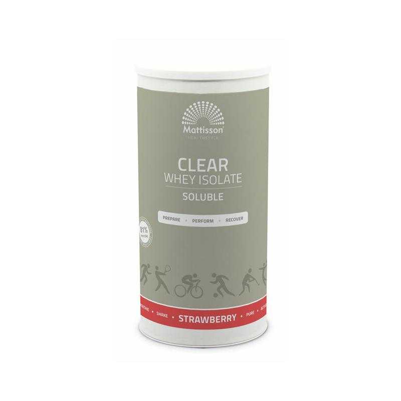 Clear whey isolate strawberryOverig reform/levensmiddelen8720959401636