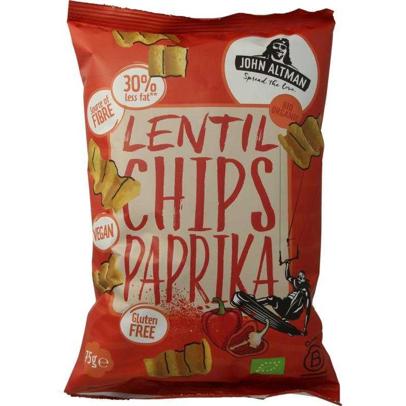 Lentil chips paprika bioZoutjes/chips8721082004114