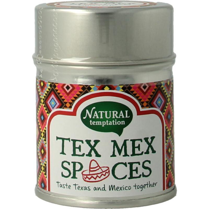 Tex Mex spices blikje bioKruiden8711743561308