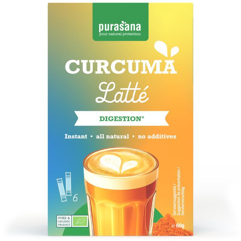 Latte curcuma 6x10g bioKoffie/thee5400706106825