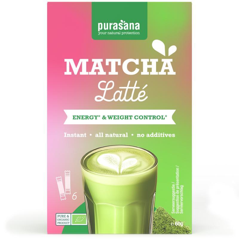 Latte matcha 6x10g bioKoffie/thee5400706106832