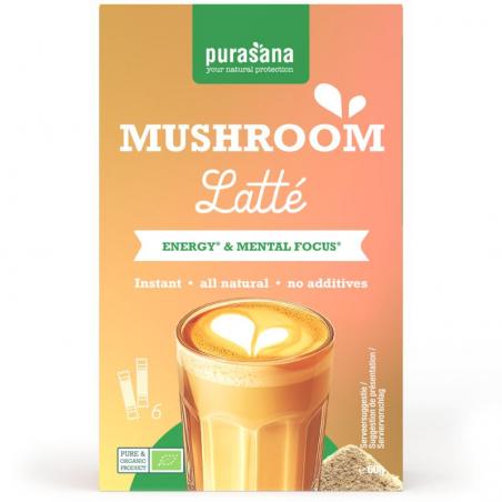 Latte mushroom 6x10g bioKoffie/thee5400706106849