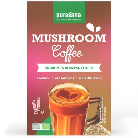 Mushroom coffee 6x3g bioKoffie/thee5400706106856