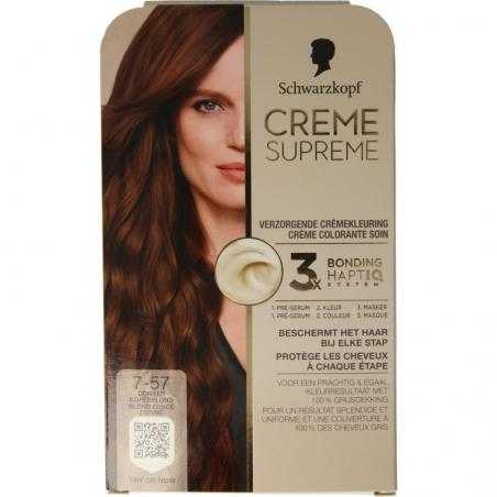 Creme supreme 7-57 donker blondHaarkleuring5410091776473