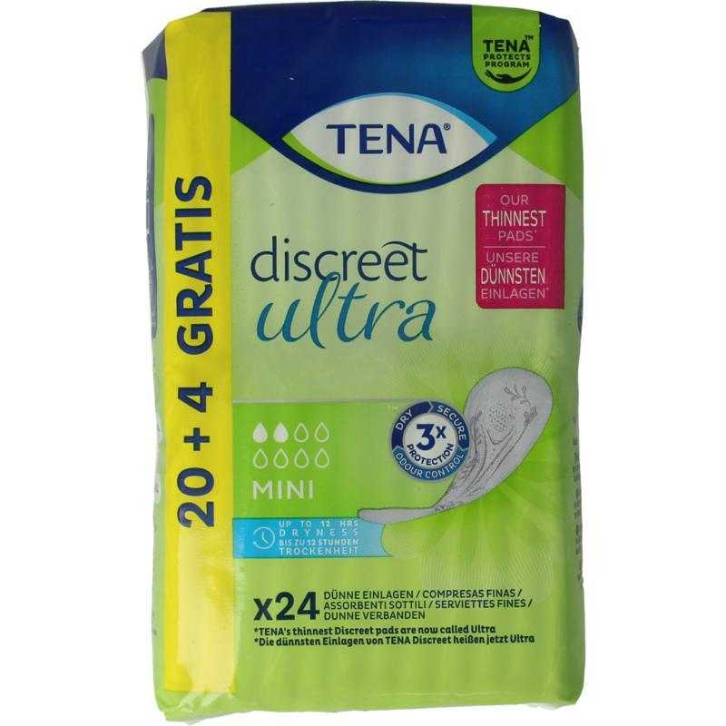 Discreet ultra pads miniNieuw standaard7322541085227