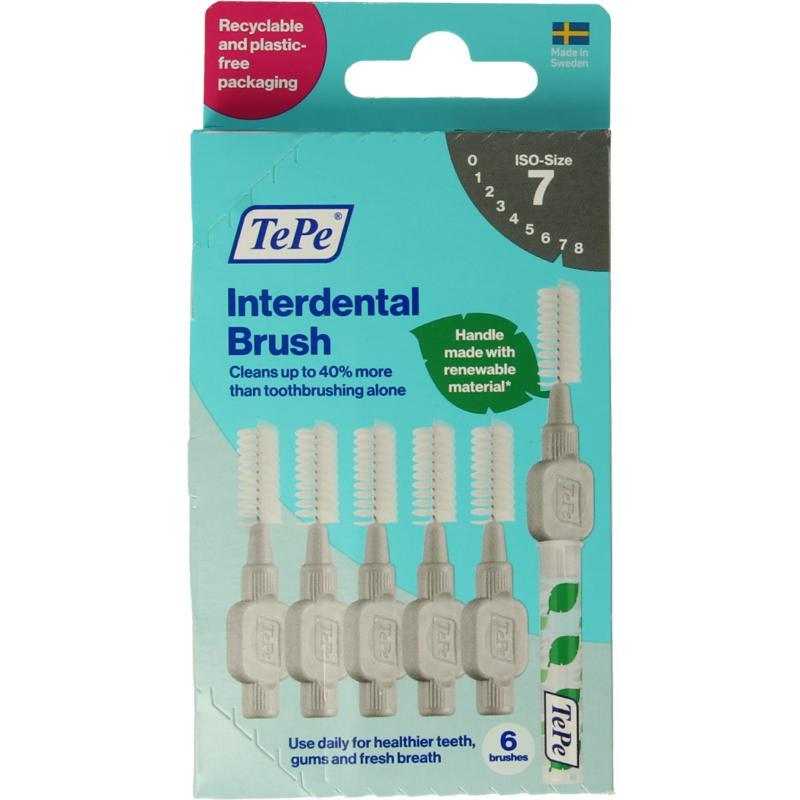 Interdentale ragers original grijs 1.3mm maat 7Mondhygiëne7350121258075