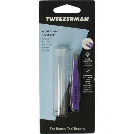 Mini slant tweezer blooming lilacStaalwaren handen/voeten/benen038097124873