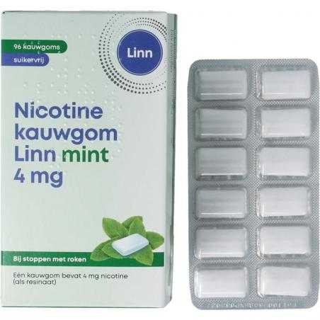 Nicotine kauwgom 4mg mintMaag8718274580846