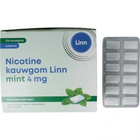 Nicotine kauwgom 4mg mintMaag8718274580853