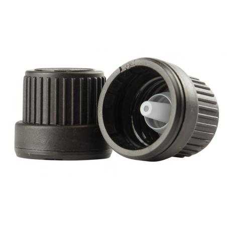 Druppelaar met garantiesluiting zwartWaren6150531520547