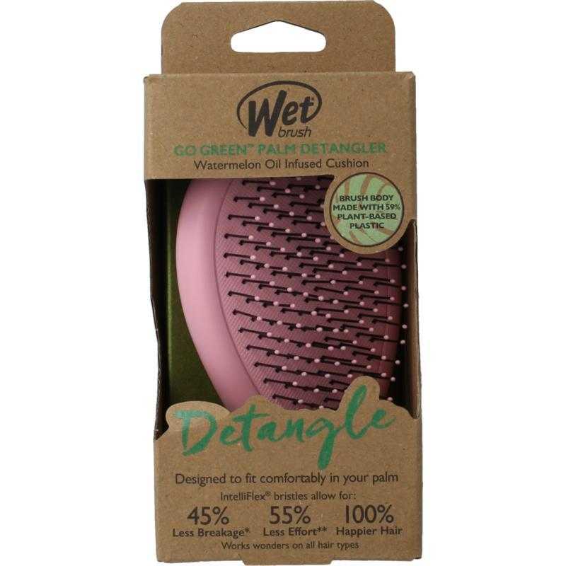 Go green palm detangler pink waterSponzen/borstels0736658494570