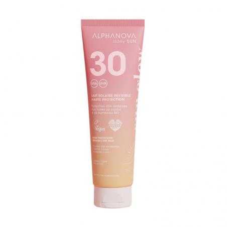 Invisible sun milk sun glow bio SPF30In de zon3760075073077