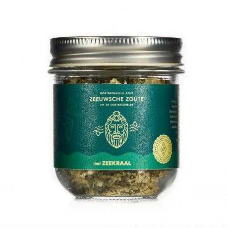 Zout met zeekraal glazen potVoeding7421034464959