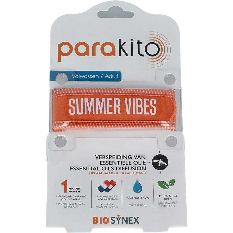 Anti mug armband volwassenen oranjeInsectenbeten3532678606712