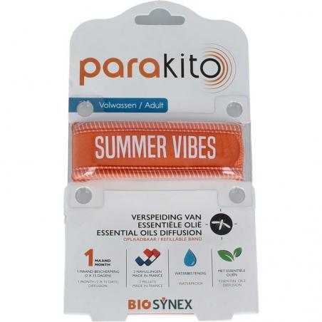 Anti mug armband volwassenen oranjeInsectenbeten3532678606712