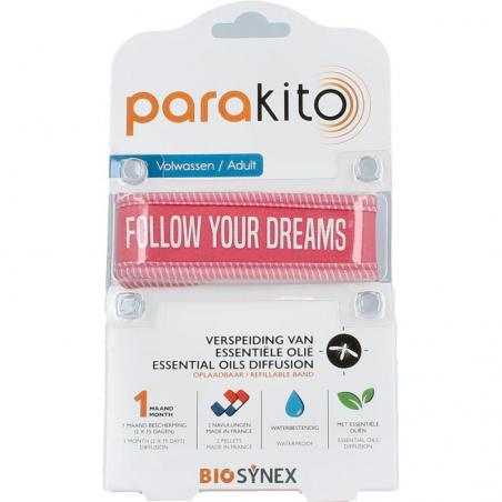 Anti mug armband volwassenen fuchsiaInsectenbeten3532678606729