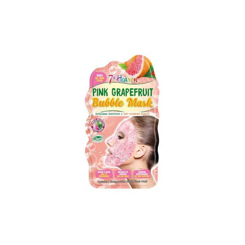 7th Heaven face mask pink grapefruit bubble sheetReiniging083800065738