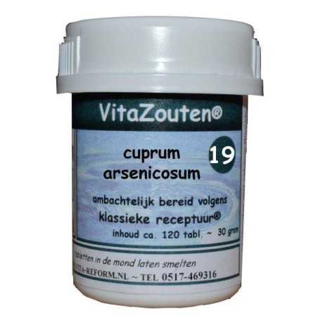 Cuprum arsenicosum VitaZout nr. 19Schusslerzouten8718885281194