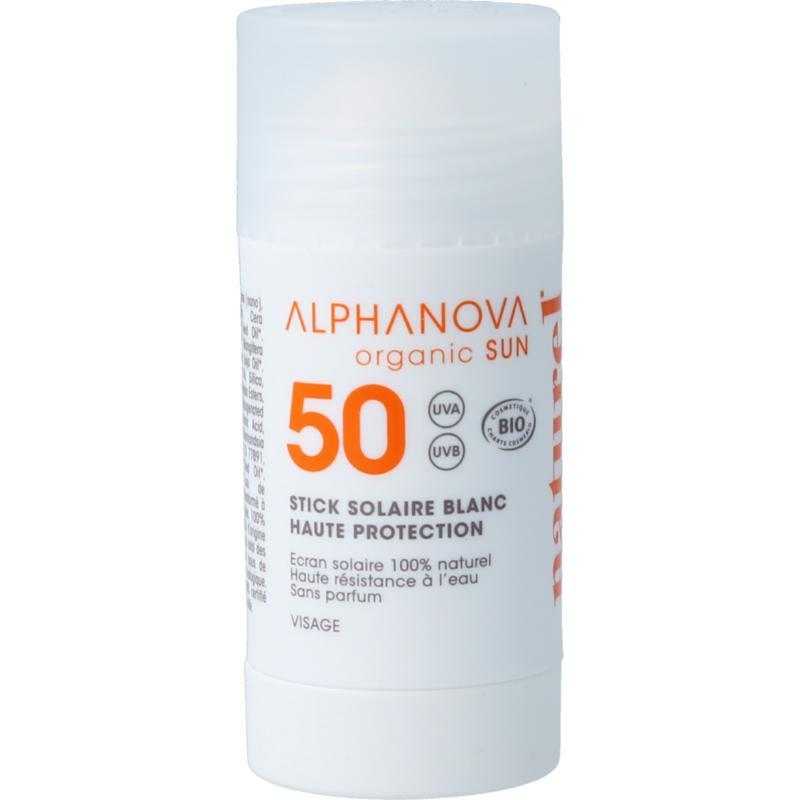 Sun stick SPF50+ blanc bioIn de zon3760075073749