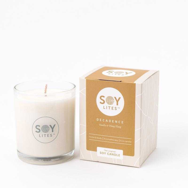 Soja geurkaars decadenceEtherische oliën/aromatherapie6009705510030