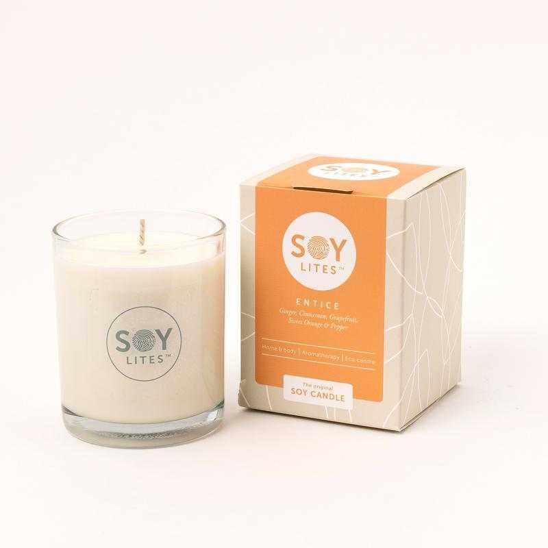 Soya geurkaars enticeEtherische oliën/aromatherapie6009705510221