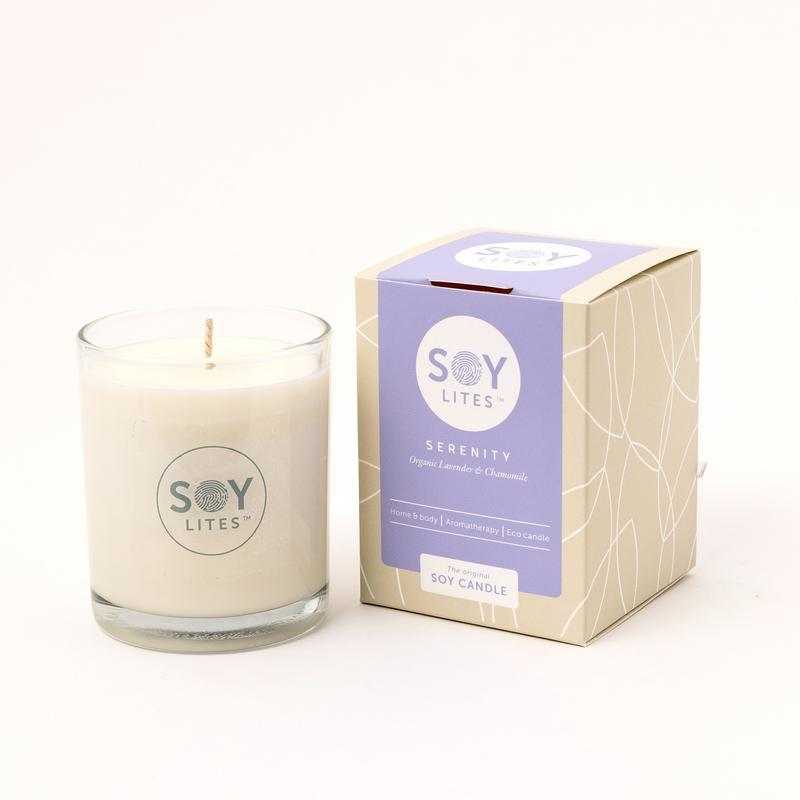 Soja geurkaars serenityEtherische oliën/aromatherapie6009705510306
