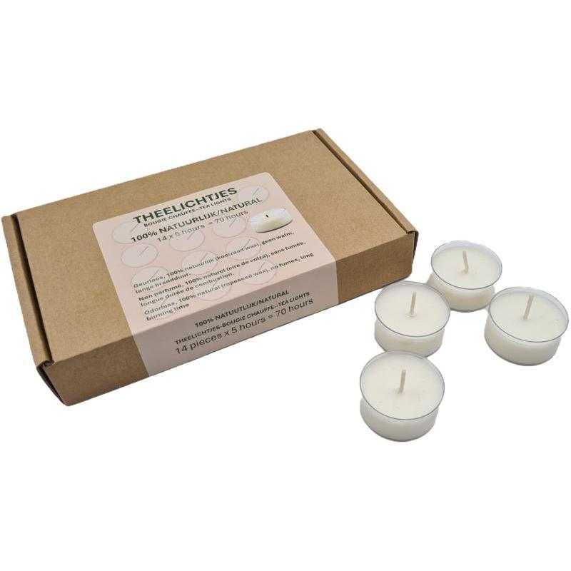 Natural theelichtjes 14 stukesOverig huishoudelijk8712713886988