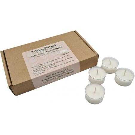 Natural theelichtjes 14 stukesOverig huishoudelijk8712713886988