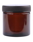 Zalfpot/cremepot incl deksel amber bruin glas 60mlWaren6150531861848