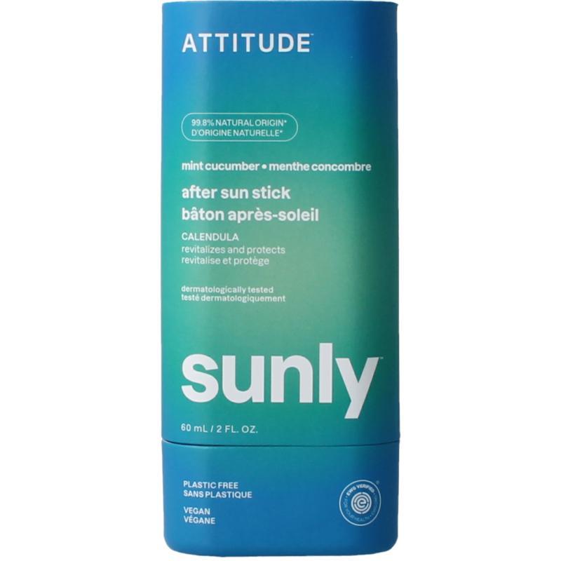 Sunly after sun stick mint & cucumber SPF30Na de zon626232160963