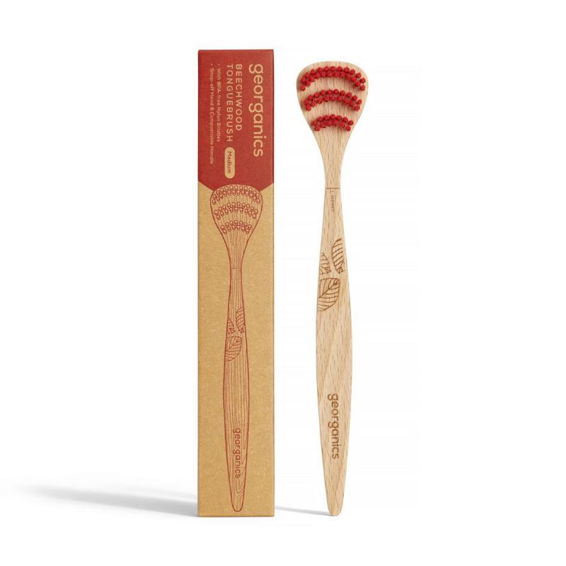 Tongue brush medium beechwoodMondhygiëne5060480201163
