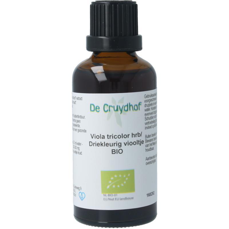 Viola tricolor hrb / driekl viooltje tinctuur bioOverig vitaminen/mineralen8713589061233