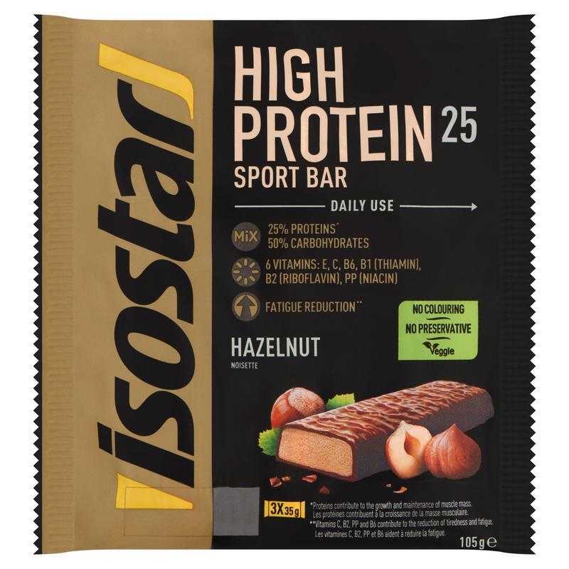 High protein 25 sport bars hazelnut 3 packSportvoeding7612100004128