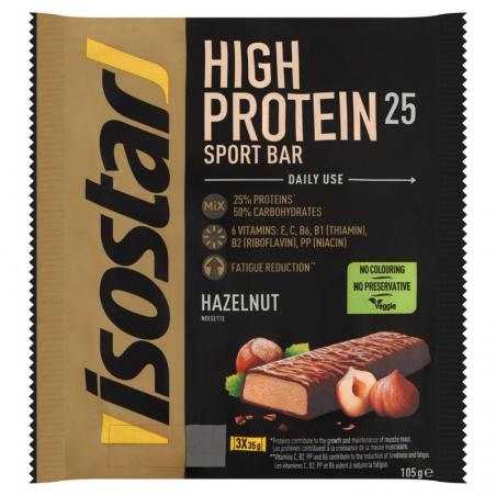 High protein 25 sport bars hazelnut 3 packSportvoeding7612100004128