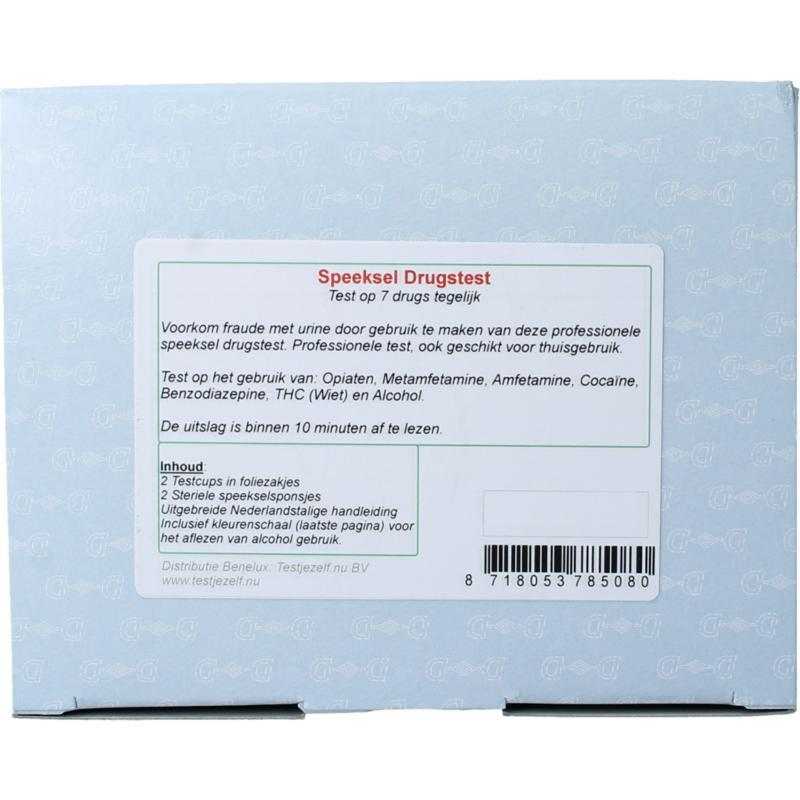 Speeksel drugstest 7Instrumenten/zelftest8718053785080