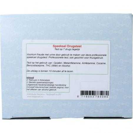 Speeksel drugstest 7Instrumenten/zelftest8718053785080