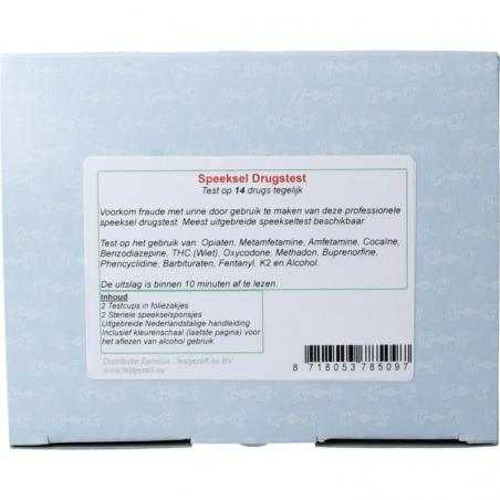 Speeksel drugstest 14Instrumenten/zelftest8718053785097