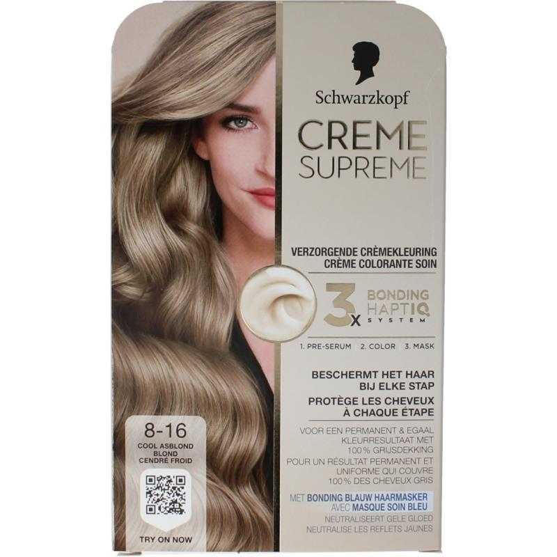 Creme supreme 8-16 blondHaarkleuring5410091776336
