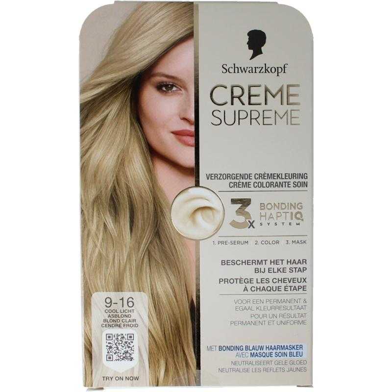Creme supreme 9-16 licht blondHaarkleuring5410091776350