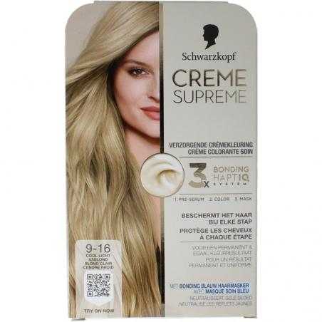 Creme supreme 9-16 licht blondHaarkleuring5410091776350