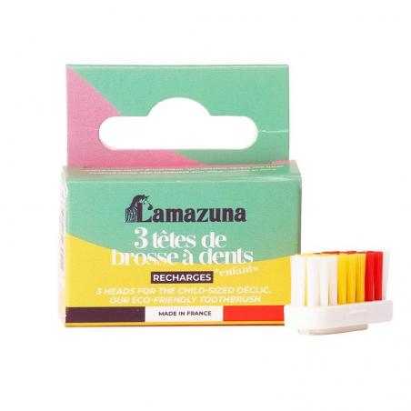 Set of 3 toothbrush heads soft kidTandenborstel3760345484664