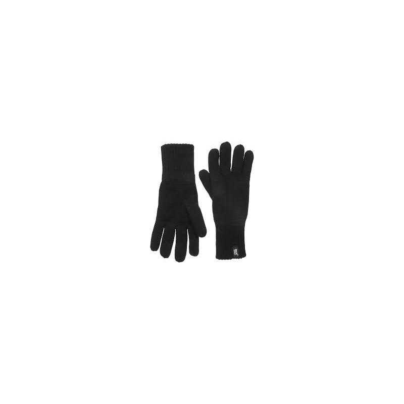 Flat knit gloves S/M blackKleding/ondergoed5019041046927