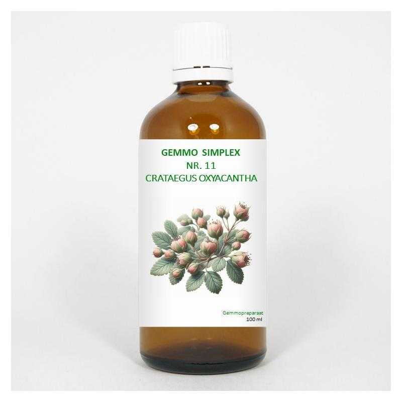 Gemmo simplex 11 crataegus oxyacanthaFytotherapie8711224005420