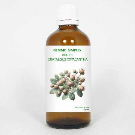 Gemmo simplex 11 crataegus oxyacanthaFytotherapie8711224005420