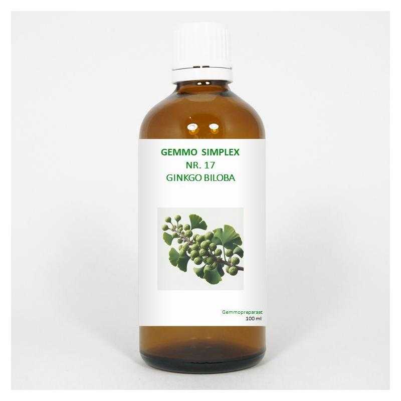 Gemmo simplex 17 ginkgo bilobaFytotherapie8711224005888