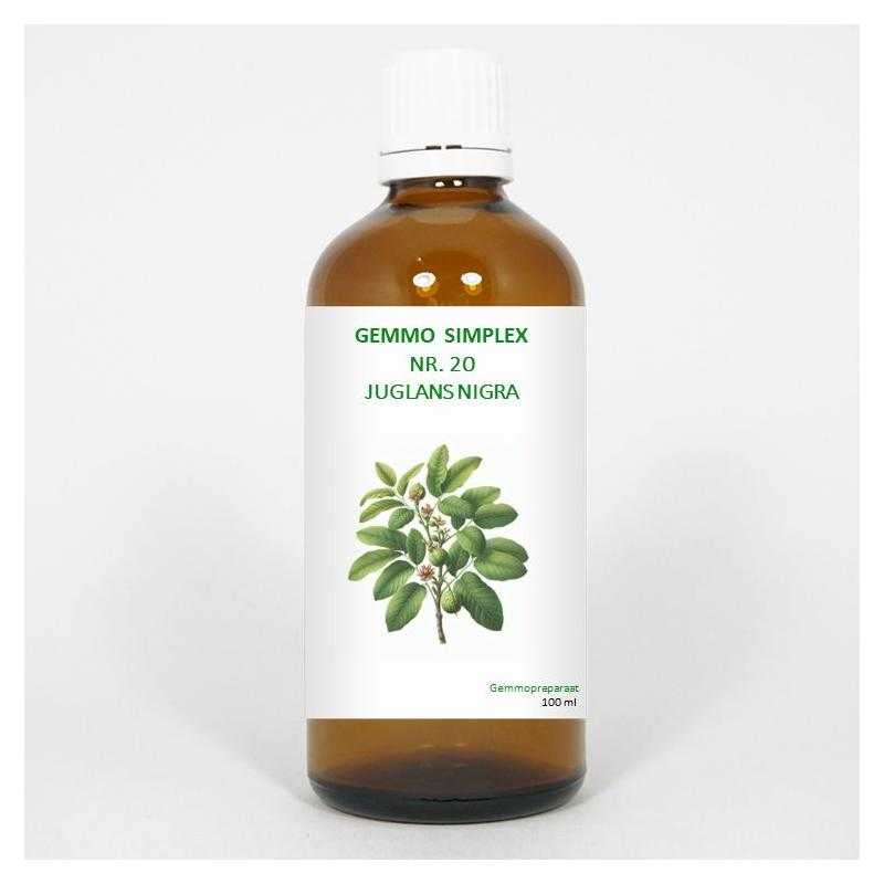 Gemmo simplex 20 juglans nigraFytotherapie8711224005918