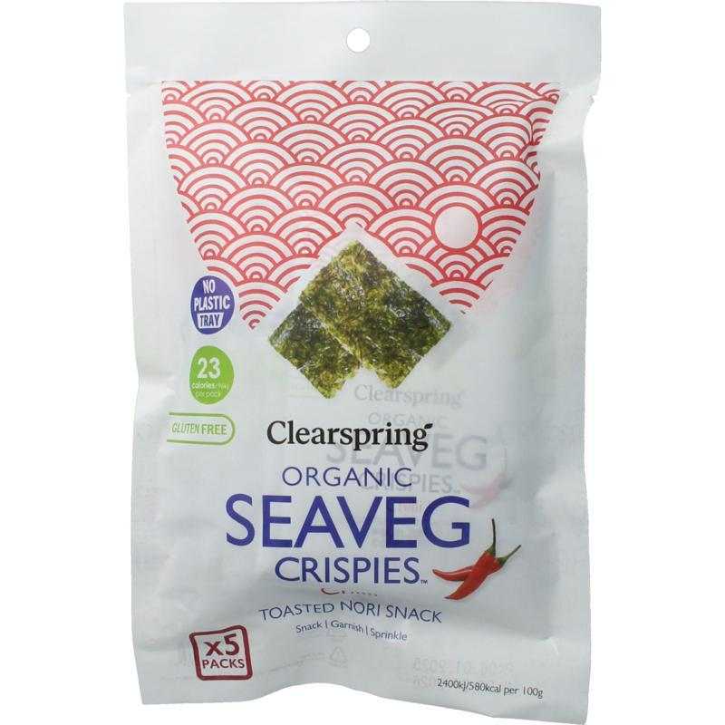 Seaveg - crispies chilli multipack bioOverig versnapering5021554005339